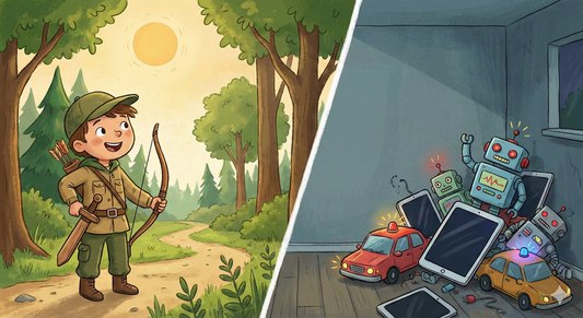 Echte Abenteuer brauchen keine Batterien